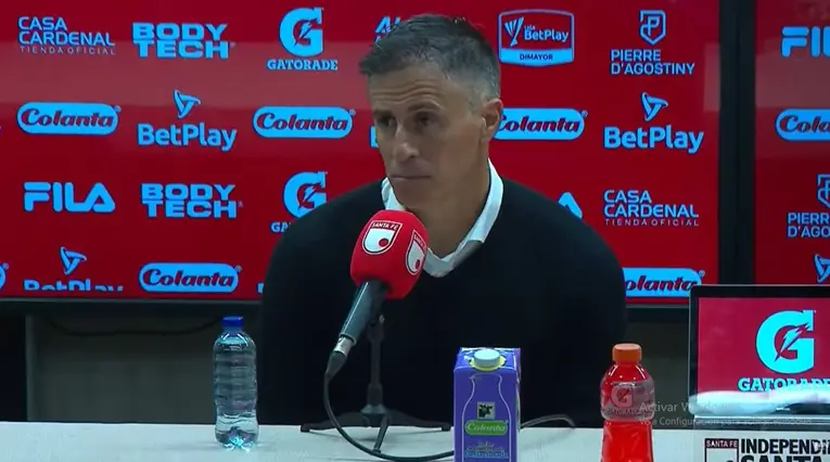 Pablo Peirano, técnico de Santa Fe