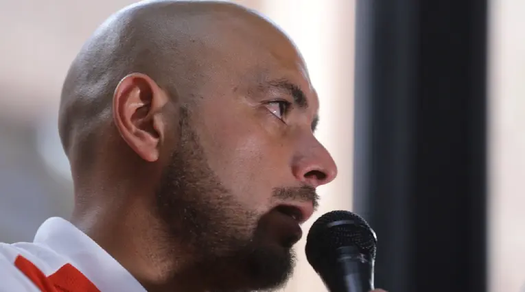 Omar Pérez, exfutbolista de Santa Fe