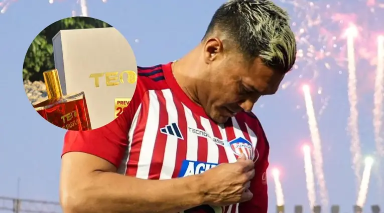 Teófilo Gutiérrez lanza su nuevo perfume