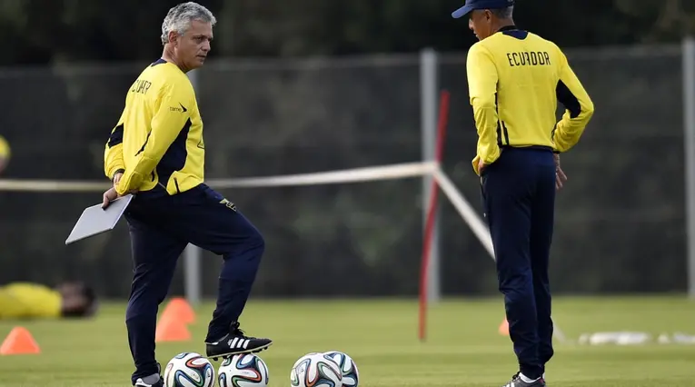Reinaldo Rueda con la selección de Ecuador