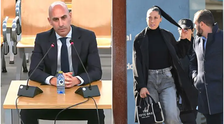 Luis Rubiales y Jenifer Hermoso