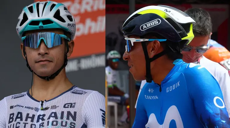 Santiago Buitrago y Nairo Quintana