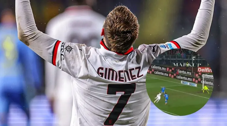 Gol Santiago Giménez Milan