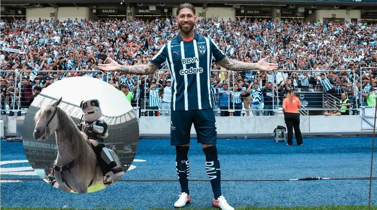 Así fue el recibimiento de Monterrey a Sergio Ramos 
