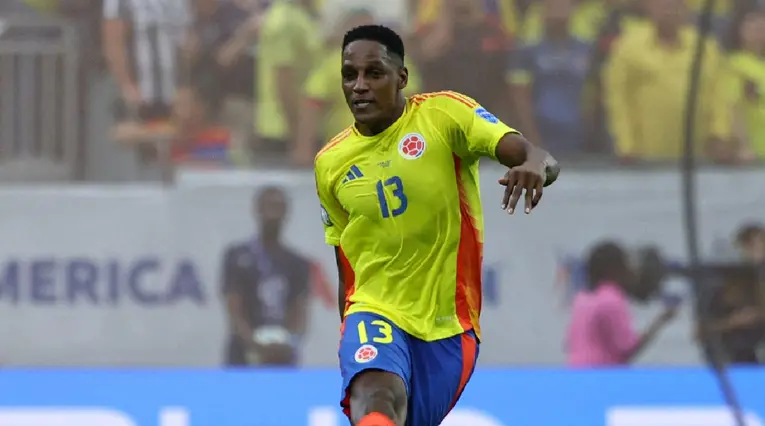 Yerry Mina, defensa de la Selección Colombia