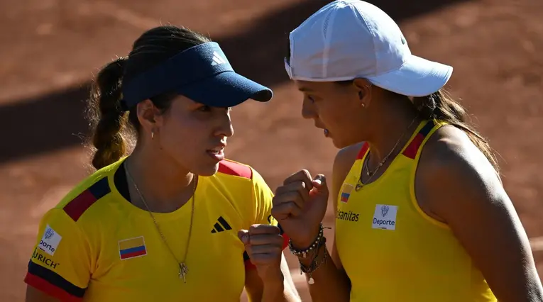 Camila Osorio y Emiliana Arango, tenistas colombianas