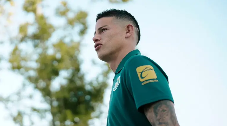 James Rodríguez con León