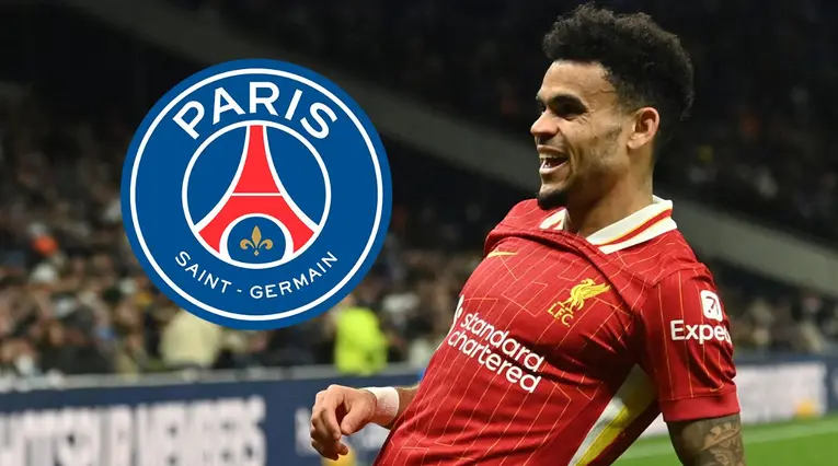 Luis Díaz con Paris Saint Germain