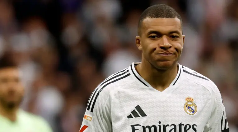 Kylian Mbappé con el Real Madrid