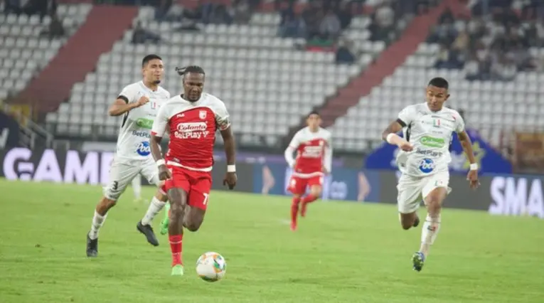 Santa Fe sigue de racha: triunfazo ante Once Caldas en Manizales