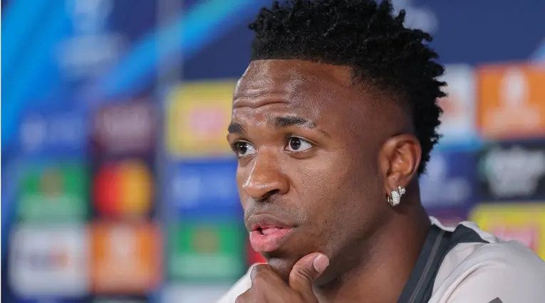 Vinícius con el Real Madrid