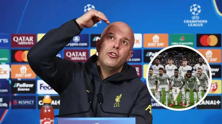 Arne Slot habló sobre la suerte del Real Madrid 