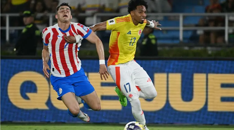 Colombia vs Paraguay así quedó el 1x1