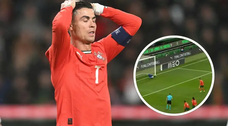 Cristiano Ronaldo erró penal con Portugal en la Liga de Naciones