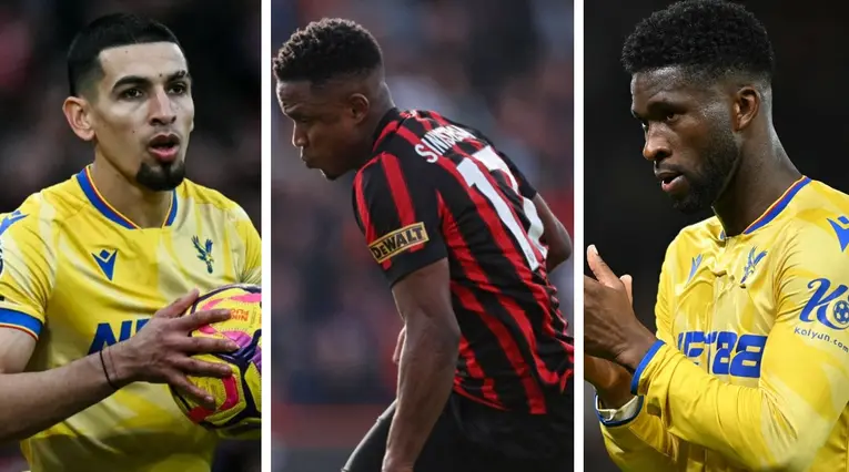 Daniel Muñoz - Luis Sinisterra - Jefferson Lerma, futbolistas colombianos