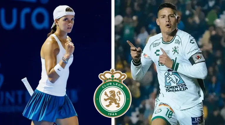 Emiliana Arango y James Rodríguez, deportistas colombianos