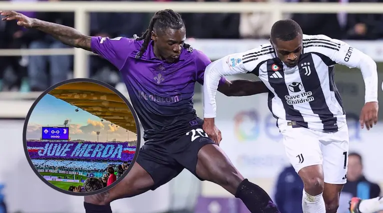 Fiorentina recibe millonaria multa tras insultante tifo contra la Juventus 