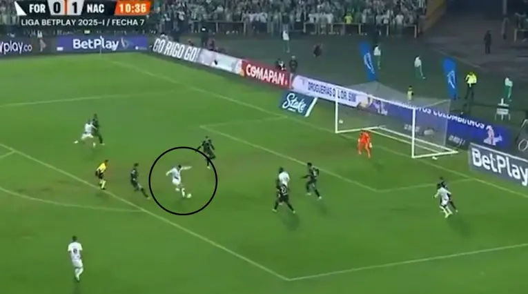 Emilio Aristizábal - Fortaleza vs Nacional