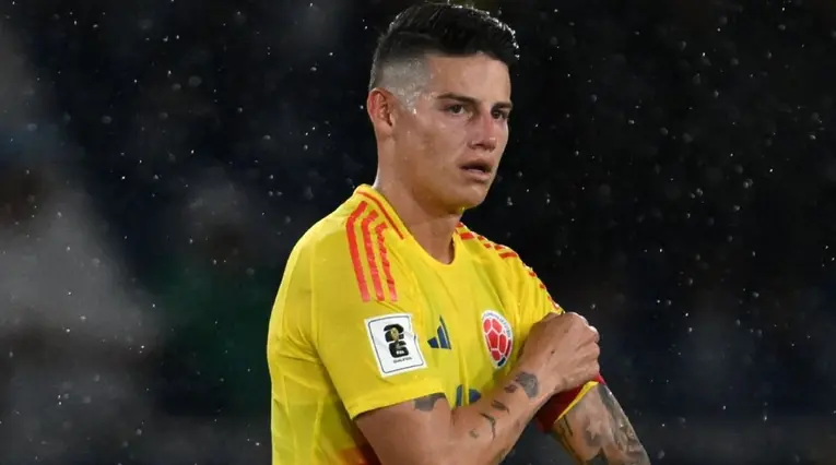James Rodríguez con selección Colombia