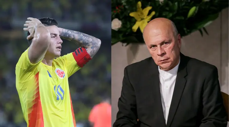 James Rodríguez y Carlos Antonio Vélez