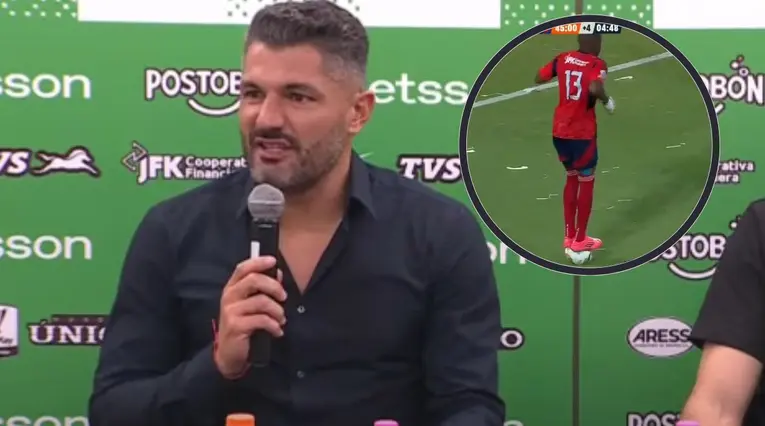 Javier Gandolfi catalogó la jugada de Chaverra como un irrespeto