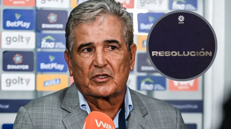 Jorge Luis Pinto recibe sanción de Dimayor