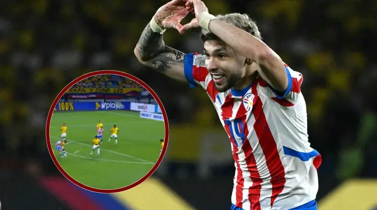 Enciso empata el partido entre Paraguay y Colombia