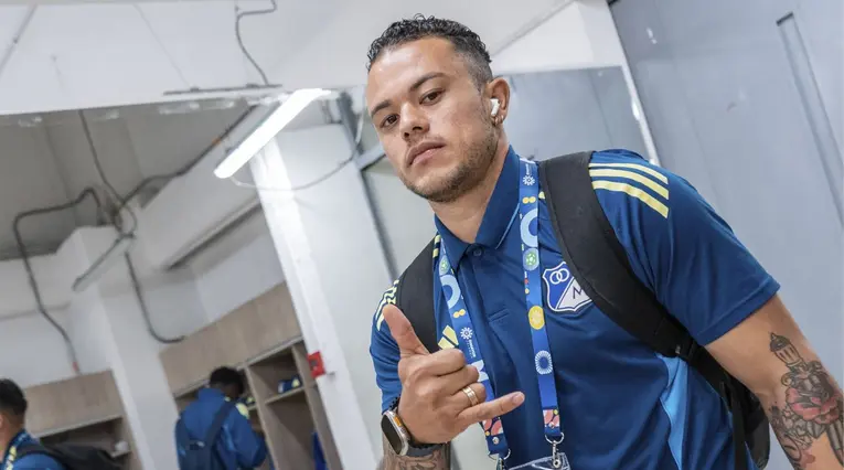 Leonardo Castro con Millonarios