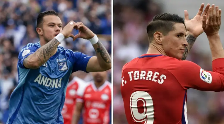 Leonardo Castro y Fernando Torres, futbolistas