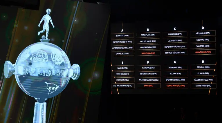 Grupos Copa Libertadores