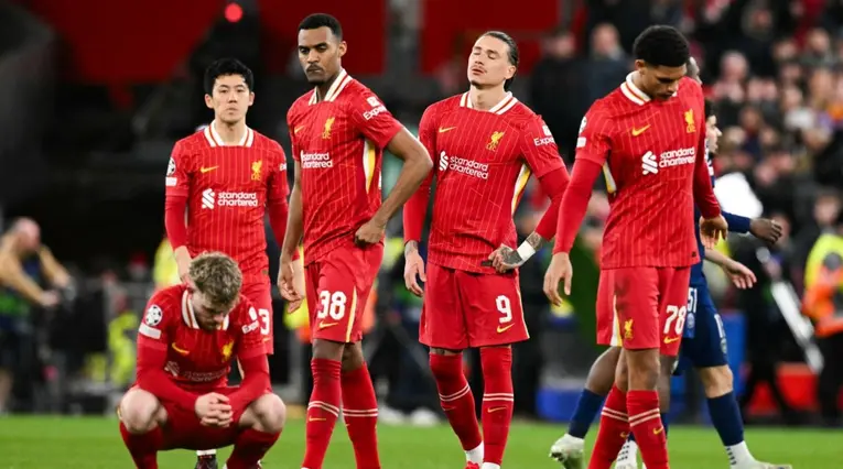 Liverpool eliminado de Champions 2024-2025