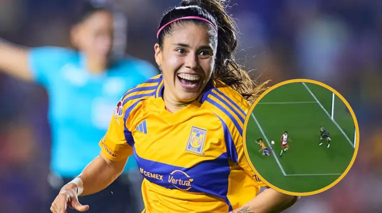 Golazo de Lizbeth Ovalle con Tigres en la Liga MX Femenil 