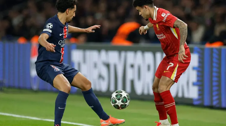 Luis Díaz PSG vs Liverpool