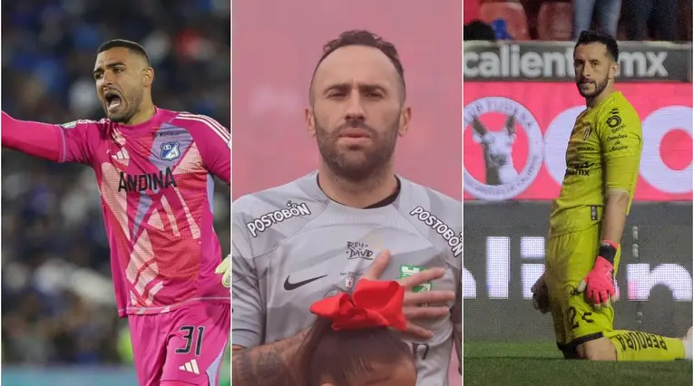 Álvaro Montero, David Ospina y Camilo Vargas