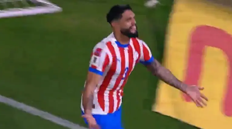 Omar Alderete - Paraguay vs Chile