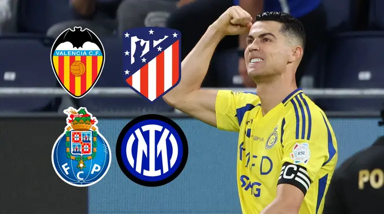Cristiano Ronaldo y equipos de Europa