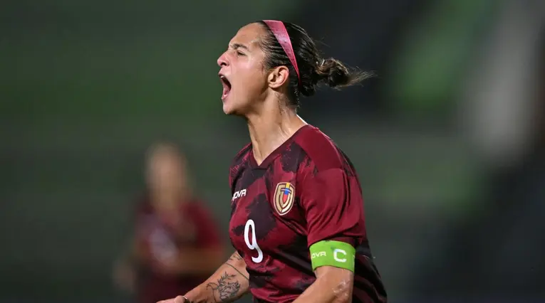 Deyna Castellanos con la selección de Venezuela