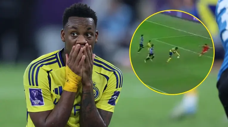 Jhon Durán erró gol en la Champions League de Asia