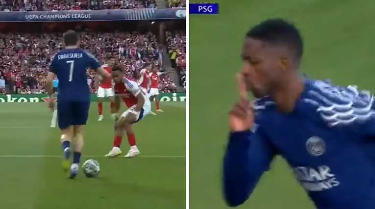 Gol de Ousmane Dembélé en Arsenal vs PSG