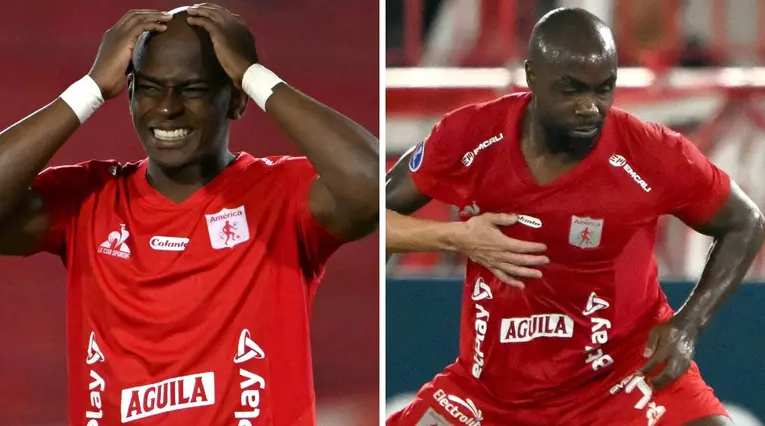Marcos Mina y Éder Álvarez Balanta con América