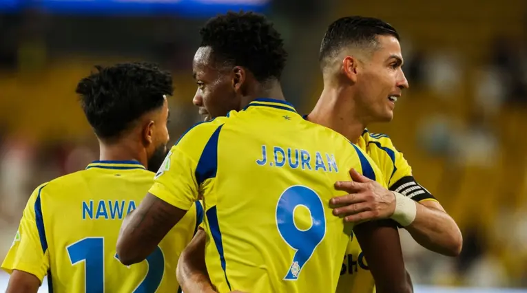 Jhon Durán en el club Al Nassr