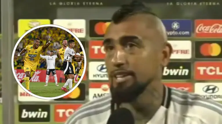 Arturo Vidal habló del empate de Colo Colo ante Bucaramanga 