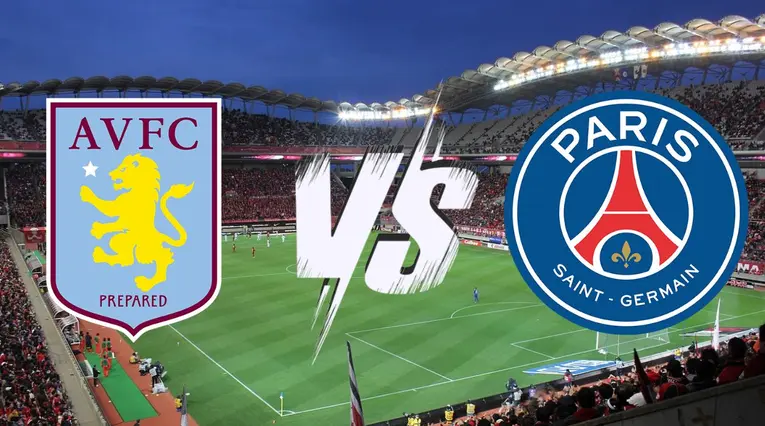 Escudos Aston Villa vs PSG