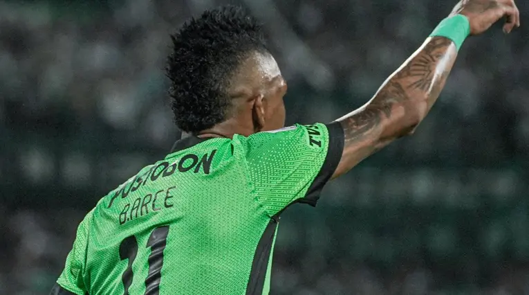 Billy Arce, autor de un gol de Nacional vs Boyacá Chicó 