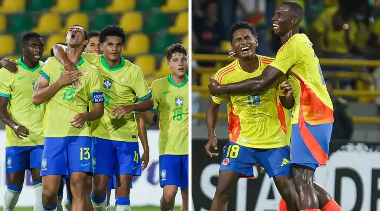 Colombia vs Brasil Sub 17