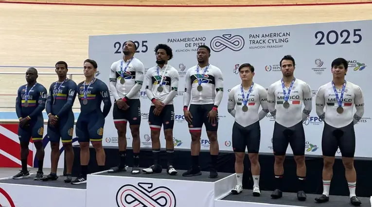 Selección Colombia en el Panamericano Élite de Pista