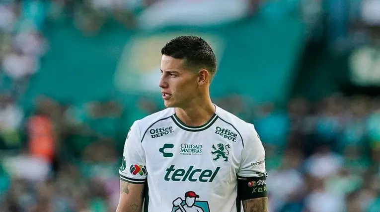 James Rodríguez con el Club León de México