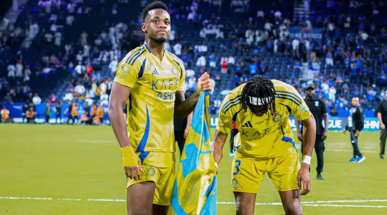 Jhon Jáder Durán con el Al Nassr