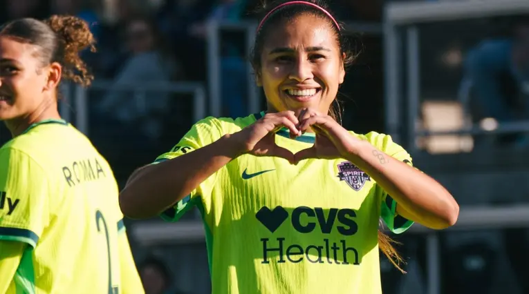 Leicy Santos con el Washington Spirit