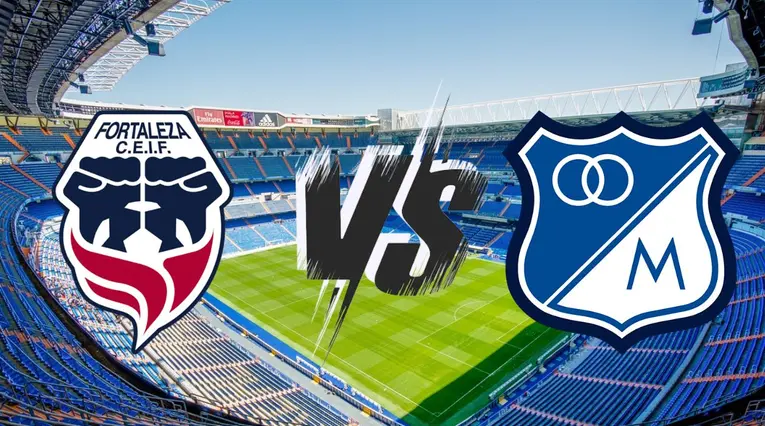 Escudos Fortaleza vs Millonarios